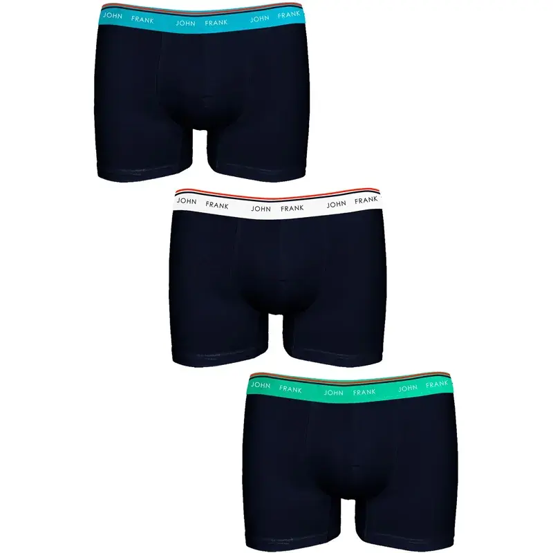Pánské boxerky John Frank JF3BBR01 3Pack